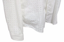 Load image into Gallery viewer, BALENCIAGA バレンシアガ カッティング 長袖シャツ ホワイト デザイン トップス 326253 サイズ40 美品 中古 49626