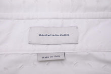 Load image into Gallery viewer, BALENCIAGA バレンシアガ カッティング 長袖シャツ ホワイト デザイン トップス 326253 サイズ40 美品 中古 49626