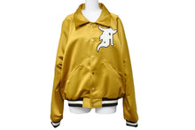 Load image into Gallery viewer, FEAR OF GOD フィアオブゴッド FIFTH COLLECTION Satin Baseball Coach Jacket スタジャン 5c17N イエロー 美品 中古 49630