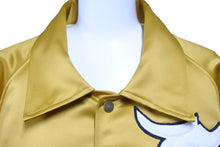 Load image into Gallery viewer, FEAR OF GOD フィアオブゴッド FIFTH COLLECTION Satin Baseball Coach Jacket スタジャン 5c17N イエロー 美品 中古 49630