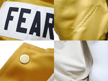 Load image into Gallery viewer, FEAR OF GOD フィアオブゴッド FIFTH COLLECTION Satin Baseball Coach Jacket スタジャン 5c17N イエロー 美品 中古 49630