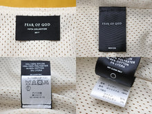 Load image into Gallery viewer, FEAR OF GOD フィアオブゴッド FIFTH COLLECTION Satin Baseball Coach Jacket スタジャン 5c17N イエロー 美品 中古 49630