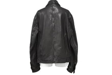 Load image into Gallery viewer, NEIL BARRETT ニールバレット レザージャケット ブラック シワ加工 サイズM メンズウェア 美品 中古 49631