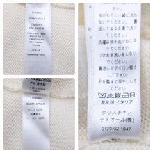 Load image into Gallery viewer, 未使用品 Dior ディオール ニットベスト ノースリーブ ラインストーン 刺繍 オフホワイト ネイビー 3SBM14PUL9_Y013 サイズ8 中古 49675