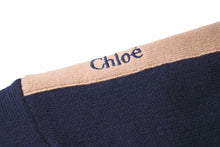 Load image into Gallery viewer, Chloe クロエ パーカー スウェット ロゴ ネイビー サイズ6 ゴールド金具 タグ付き CA42203 美品 中古 49676