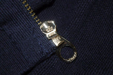 Load image into Gallery viewer, Chloe クロエ パーカー スウェット ロゴ ネイビー サイズ6 ゴールド金具 タグ付き CA42203 美品 中古 49676