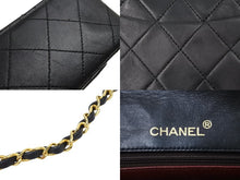 Load image into Gallery viewer, CHANEL シャネル ミニマトラッセ ショルダーバッグ 1番台 ココマーク ラムスキン ブラック ゴールド 美品 中古 49705