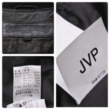 Load image into Gallery viewer, CHROMEHEARTS クロムハーツ レザージャケット 2225-304-6214 クロスボタン ダガージップ 羊革 ブラック XL 美品 中古 49720