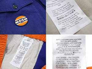 GUCCI グッチ パンツ サイドラインパンツ フロントファスナー サイズ48 ブルーオレンジ 660067 美品 中古 49730 