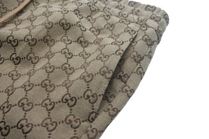 極美品 GUCCI グッチ パンツ GGキャンバス ジョギングパンツ ベージュ サイズ 50 569769 ZKU09 中古 49735