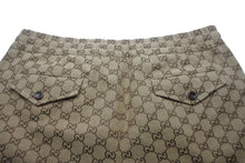 Load image into Gallery viewer, 極美品 GUCCI グッチ パンツ GGキャンバス ジョギングパンツ ベージュ サイズ 50 569769 ZKU09 中古 49735
