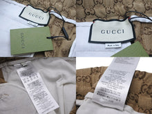 Load image into Gallery viewer, 極美品 GUCCI グッチ パンツ GGキャンバス ジョギングパンツ ベージュ サイズ 50 569769 ZKU09 中古 49735