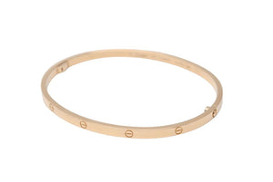 カルティエ バングル ラブブレス SM イエローゴールド K18YG Au750 Cartier LOVE #20 美品 中古 49738