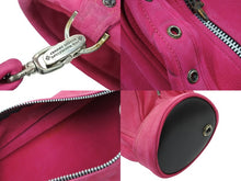 Load image into Gallery viewer, CHROME HEARTS クロムハーツ フィリグリー キャディバッグ クロス レザー ピンク ロゴ ゴルフ オーダー 中古 49747