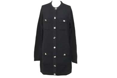 新品未使用 CHANEL シャネル カーディガン ココマーク ボタン 2022-23AW P73483 K10530 94305 カシミヤ ブラック ゴールド 49750