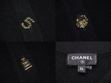 Load image into Gallery viewer, 新品未使用 CHANEL シャネル カーディガン ココマーク ボタン 2022-23AW P73483 K10530 94305 カシミヤ ブラック ゴールド 49750