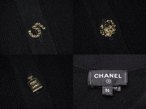 新品未使用 CHANEL シャネル カーディガン ココマーク ボタン 2022-23AW P73483 K10530 94305 カシミヤ ブラック ゴールド 49750