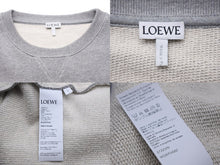 Load image into Gallery viewer, LOEWE ロエベ アナグラム スウェットシャツ クルーネック グレー 22aw h526y24j07 サイズ S 美品 中古 49753