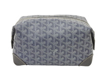 Load image into Gallery viewer, 極美品 GOYARD ゴヤール BOEING25 ボーイング25 ポーチ クラッチバッグ セカンドバッグ PVC グレー シルバー金具 中古 49755