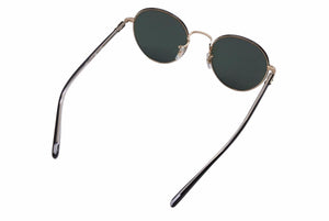 EYEVAN アイヴァン ラウンド サングラス ブラック グリーン モニター アイウェア E-0504 美品 中古 49760 