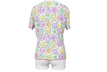 Load image into Gallery viewer, 極美品 CHANEL シャネル 半袖Ｔシャツ 花柄 ココマーク P11246V06748 ナイロン スパンデックス ホワイト マルチカラー 40 中古49774