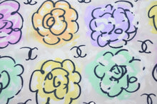 Load image into Gallery viewer, 極美品 CHANEL シャネル 半袖Ｔシャツ 花柄 ココマーク P11246V06748 ナイロン スパンデックス ホワイト マルチカラー 40 中古49774
