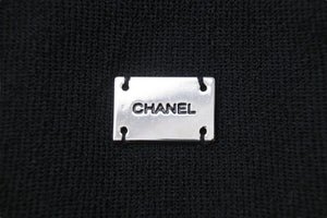 極美品 CHANEL シャネル スカートレイヤードパンツ サイズ38 P19109V01096 レーヨン ナイロン ブラック シルバー金具 中古 49775