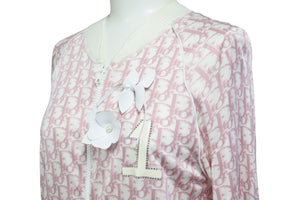 [USED/中古]Christian Dior クリスチャンディオール ジャケット 4P13077070 ピンク ホワイト ビスコース 36 Bランク 中古 49783
