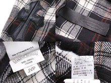 Load image into Gallery viewer, CHROME HEARTS クロムハーツ 長袖シャツ work dog チェック ブラック ホワイト レッド サイズS 美品 中古 49786