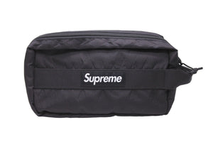 Supreme シュプリーム 18FW ユーティリティ トラベルポーチ バッグ ブラック U5320 美品 中古 49812 