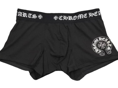 CHROME HEARTS クロムハーツ パンツ ショートボクサーパンツ コットン ブラック サイズL CH3188 良品 中古 49828