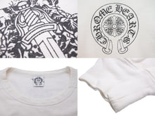 Load image into Gallery viewer, Chrome Hearts クロムハーツ ヴィンテージ スウェット トレーナー USA製 コットン ホワイト ブラック サイズM 美品 中古 49836