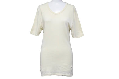 CHROME HEARTS クロムハーツ 半袖Ｔシャツ カットソー サイズL ホワイトコットン 0100EP 美品 中古 49838