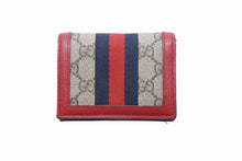 Load image into Gallery viewer, GUCCI グッチ 二つ折り財布 クイーン マーガレット ビー コンパクトウォレット 赤 476072 美品 中古 49857