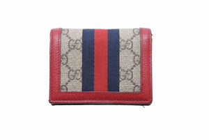 GUCCI グッチ 二つ折り財布 クイーン マーガレット ビー コンパクトウォレット 赤 476072 美品 中古 49857