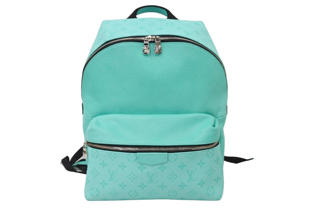 LOUIS VUITTON ルイ・ヴィトン ディスカバリー・バックパック PM ミントグリーン レザー M30869 RFID有 美品 中古 49859