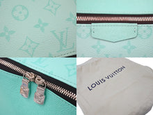 Load image into Gallery viewer, LOUIS VUITTON ルイ・ヴィトン ディスカバリー・バックパック PM ミントグリーン レザー M30869 RFID有 美品 中古 49859