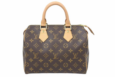 極美品 LOUIS VUITTON ルイ・ヴィトン スピーディ25 ミニ ボストンバッグ ブラウン ハンドバッグ M41578 中古 49915