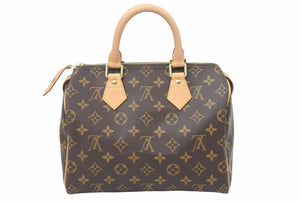 極美品 LOUIS VUITTON ルイ・ヴィトン スピーディ25 ミニ ボストンバッグ ブラウン ハンドバッグ M41578 中古 49915