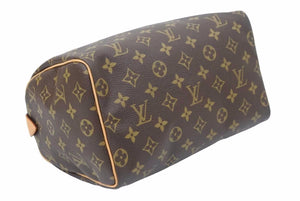 極美品 LOUIS VUITTON ルイ・ヴィトン スピーディ25 ミニ ボストンバッグ ブラウン ハンドバッグ M41578 中古 49915