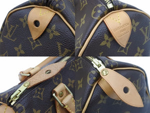 極美品 LOUIS VUITTON ルイ・ヴィトン スピーディ25 ミニ ボストンバッグ ブラウン ハンドバッグ M41578 中古 49915
