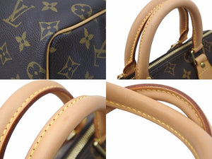 極美品 LOUIS VUITTON ルイ・ヴィトン スピーディ25 ミニ ボストンバッグ ブラウン ハンドバッグ M41578 中古 49915