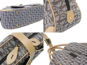 クリスチャンディオール Christian Dior トロッター柄 ハンドバッグ キャンバス ブラウン レディース おにぎり 49944