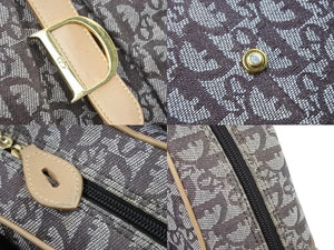 クリスチャンディオール Christian Dior トロッター柄 ハンドバッグ キャンバス ブラウン レディース おにぎり 49944