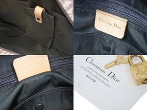 クリスチャンディオール Christian Dior トロッター柄 ハンドバッグ キャンバス ブラウン レディース おにぎり 49944