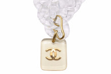 Load image into Gallery viewer, 激レア CHANEL 95C シャネル プラチェーンベルト クリア GP ネックレス 美品 中古 49976