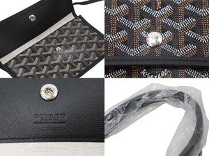 新品未使用 GOYARD ゴヤール サンルイ PM ブラック トート バッグ ST LOUIS PM Black tote bag 49977