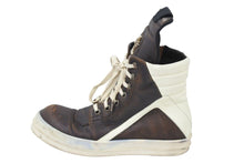 Load image into Gallery viewer, Rick Owens リックオウエンス クロムハーツ スニーカー CHクロス装飾レザー サイズ44 良品 中古 49980
