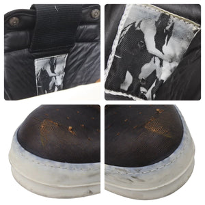 Rick Owens リックオウエンス クロムハーツ スニーカー CHクロス装飾レザー サイズ44 良品 中古 49980
