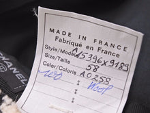 Load image into Gallery viewer, CHANEL シャネル ツイードハット バケットハット 帽子 A15396x9189 ブラック ホワイト フランス製 サイズ58 美品 中古 49997